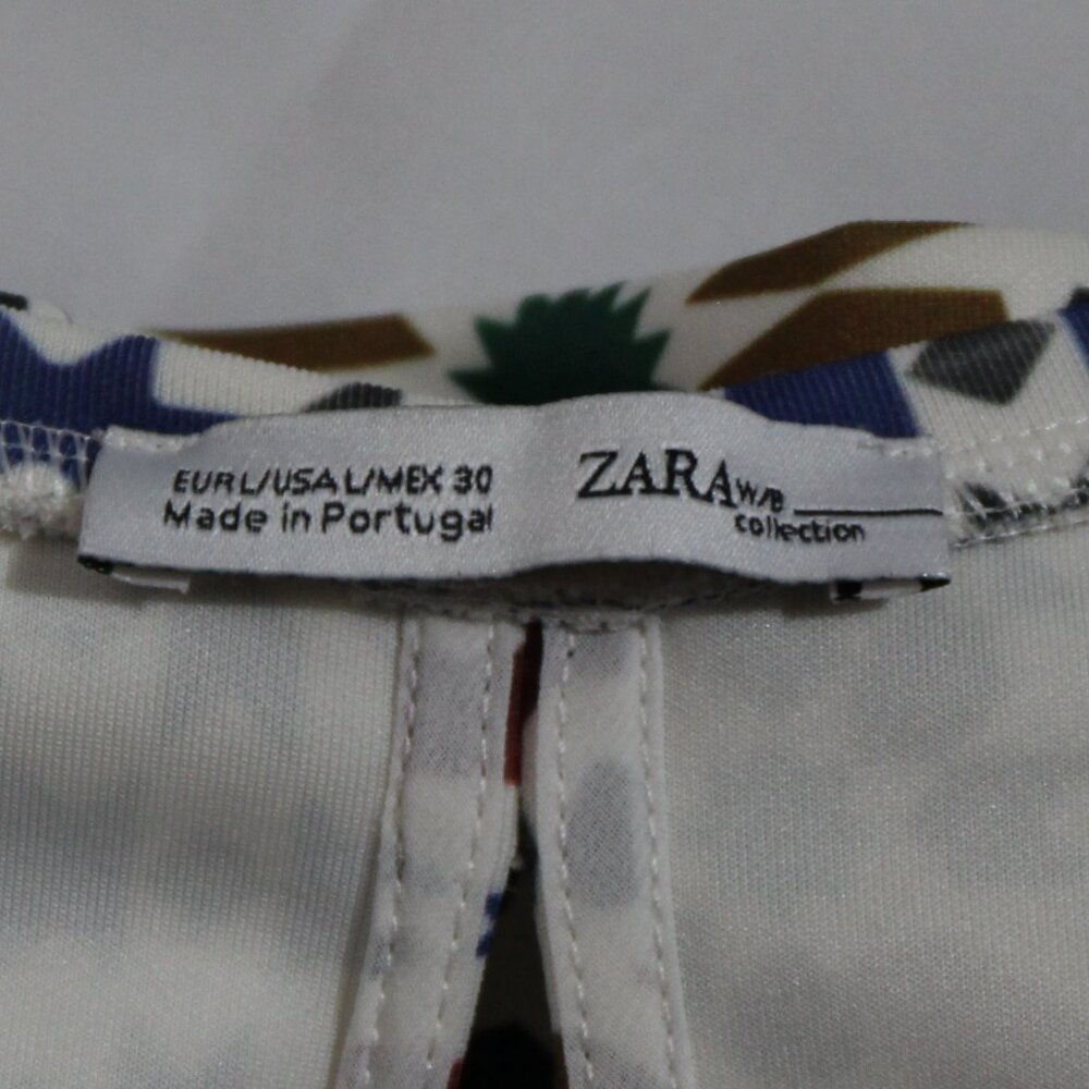 Zara Sleeveless A-Line Dress Women's Size 12 - Picture 6 of 8
